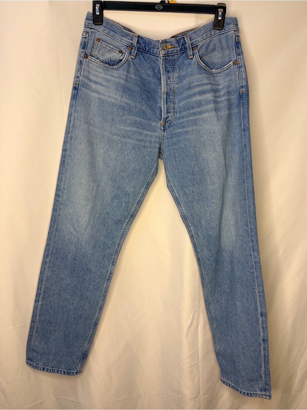 AGOLDE Jamie High Rise Classic Straight Taper Jeans - Picture 2 of 12